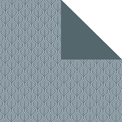 Florac hellblau/Vollton stahlblau